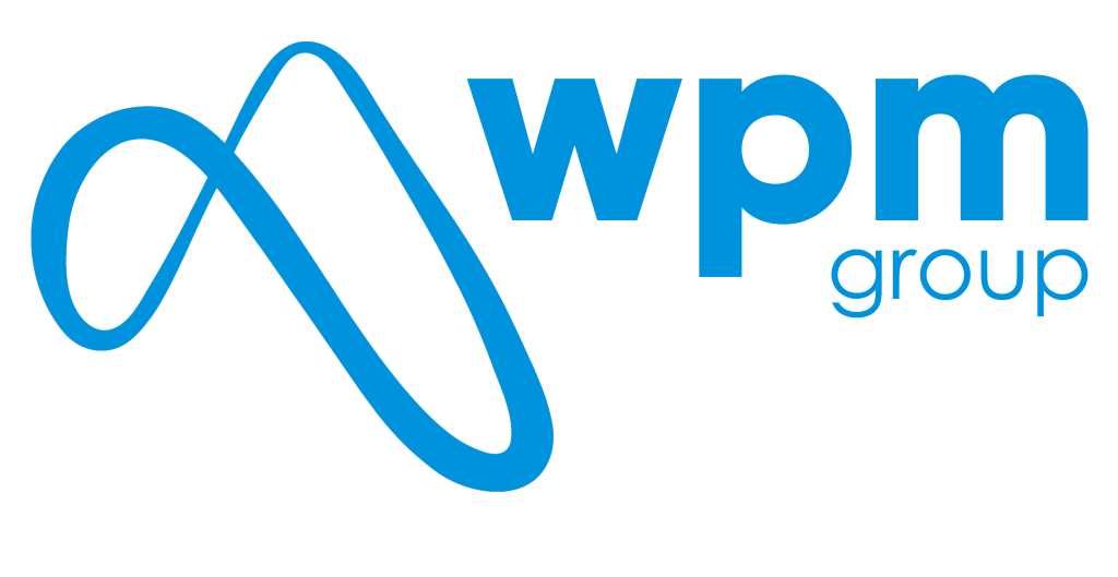 wpm group logo białe
